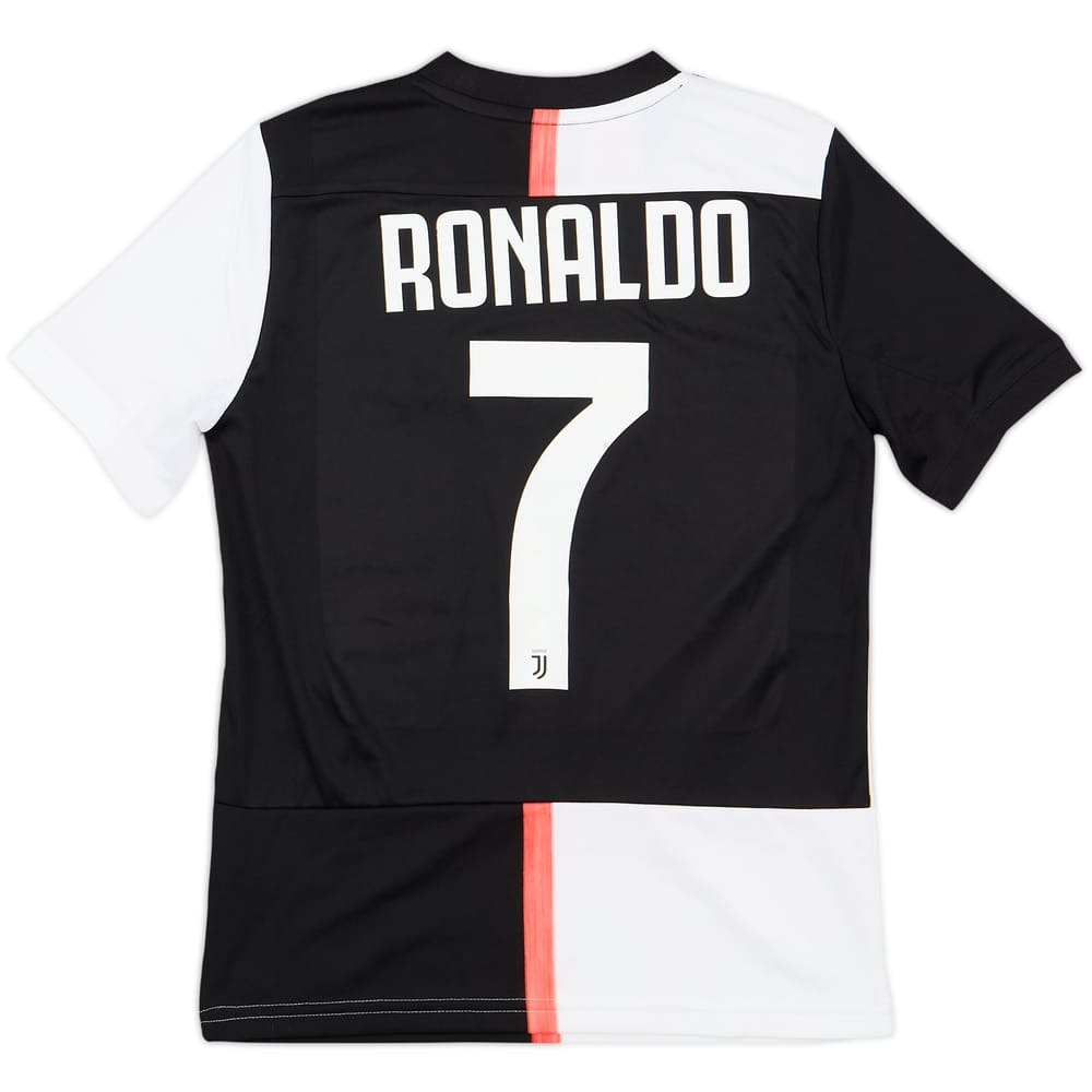 2019-20 Juventus Home Shirt Ronaldo #7 - 7/10 - (S.Boys)