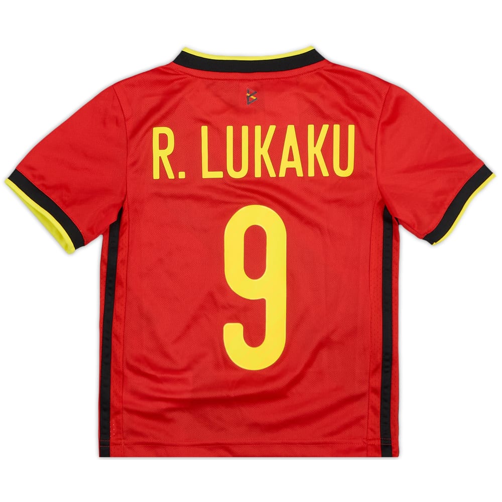2020-21 Belgium Home Shirt Lukaku #9 - 10/10 - (3-4 Years)