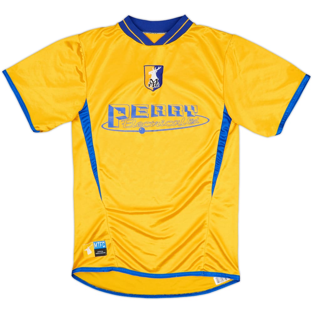 2003-04 Mansfield Town Home Shirt - 8/10 - (Y)