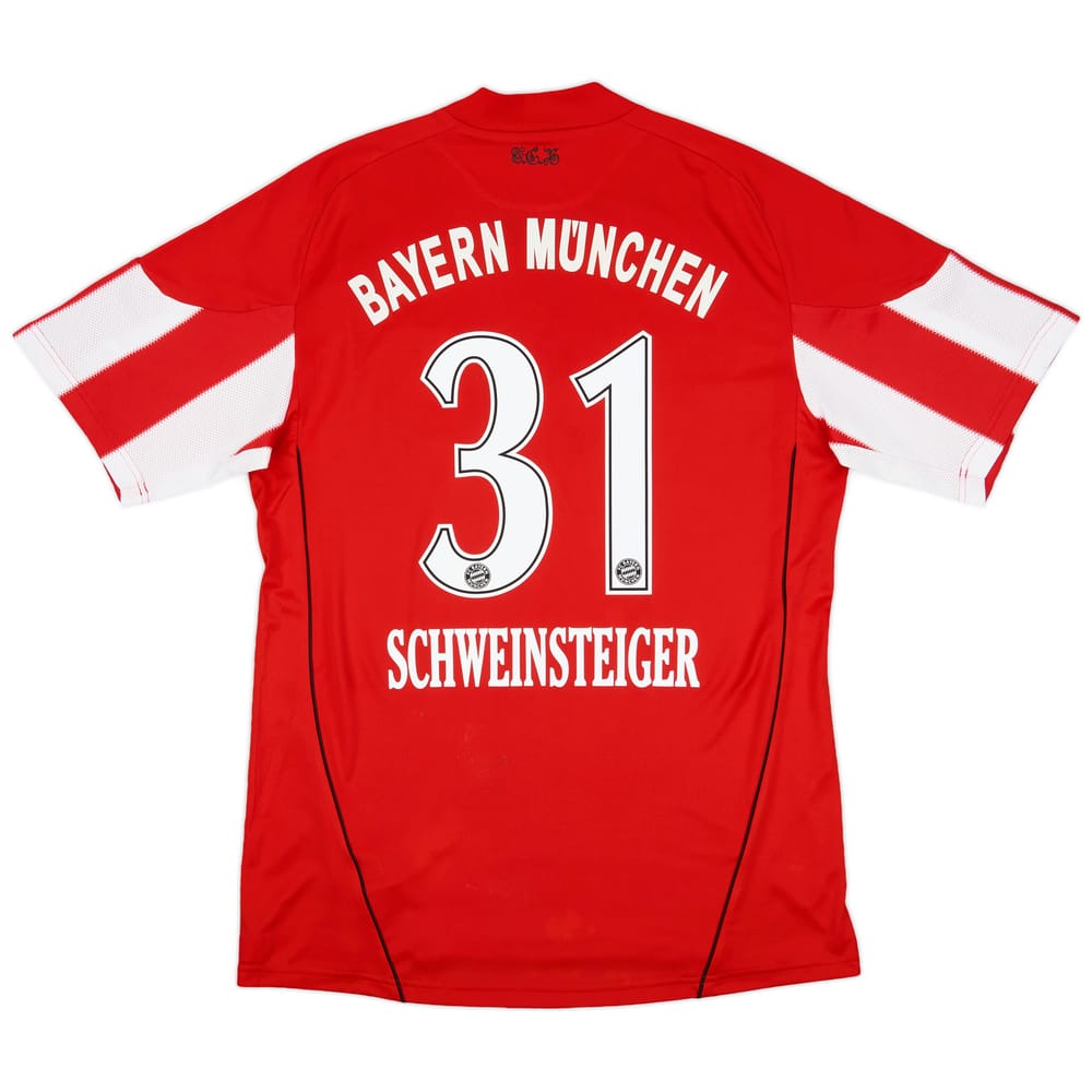 2010-11 Bayern Munich Home Shirt Schweinsteiger #31 - 5/10 - (M)