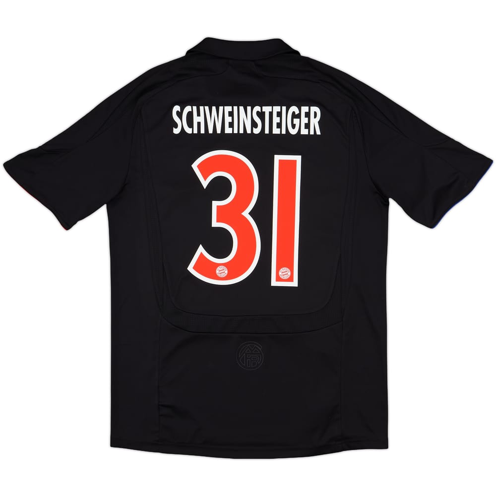 2007-09 Bayern Munich European Shirt Schweinsteiger #31 - 9/10 - (M)