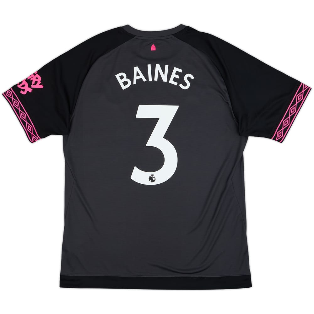 2018-19 Everton Away Shirt Baines #3 - 10/10 - (L)