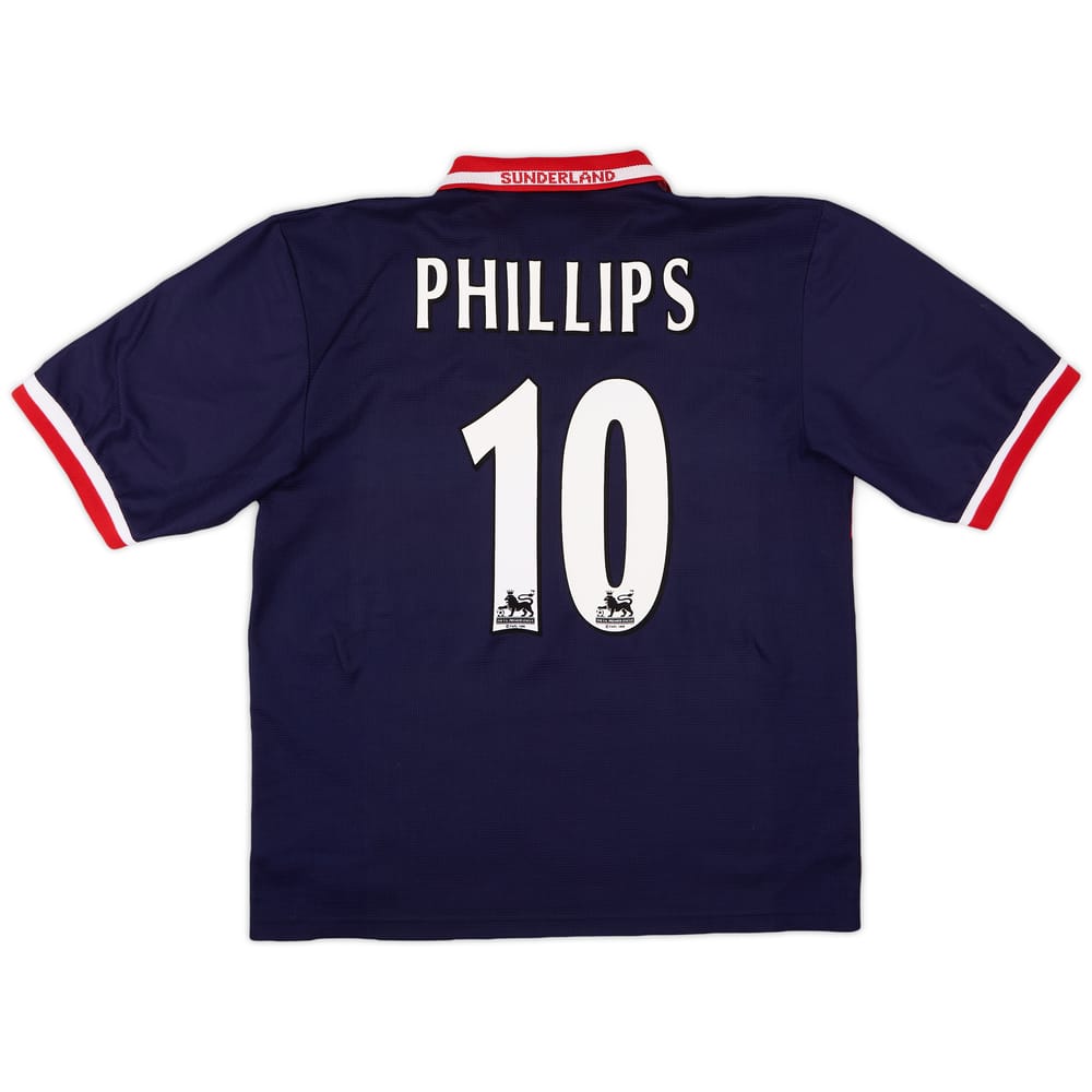 1999-00 Sunderland Away Shirt Phillips #10 - 9/10 - (L)