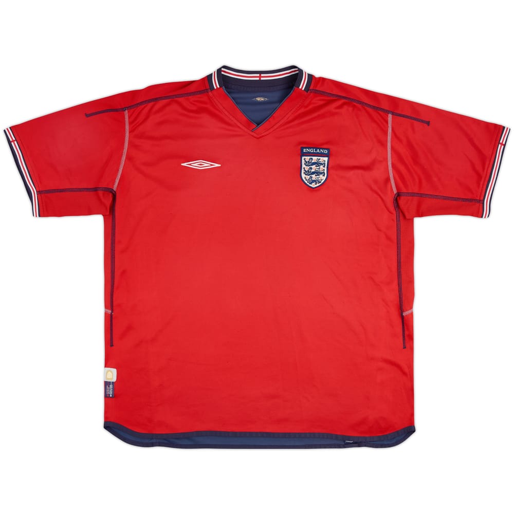 2002-04 England Away Shirt - 5/10 - (XXL)