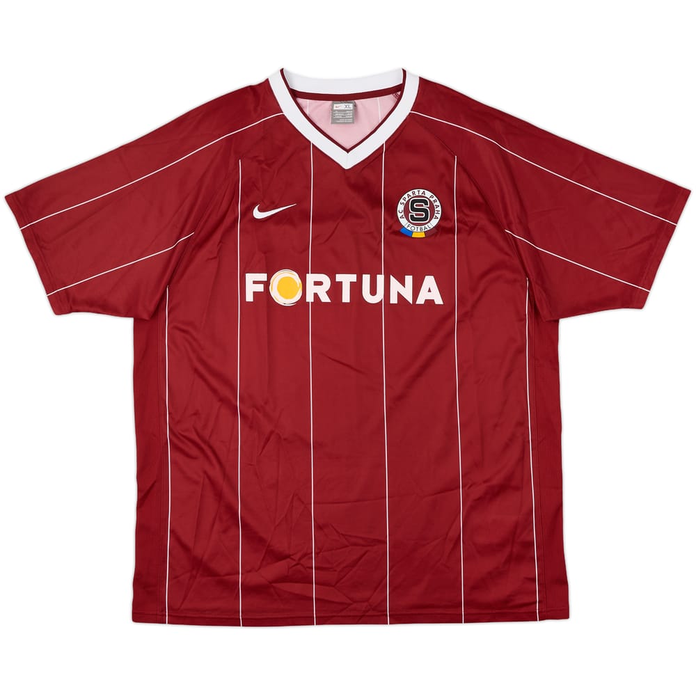2007-08 Sparta Prague Home Shirt - 8/10 - (XL)