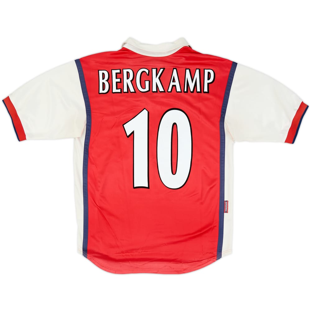 1998-99 Arsenal Home Shirt Bergkamp #10 - 6/10 - (S)
