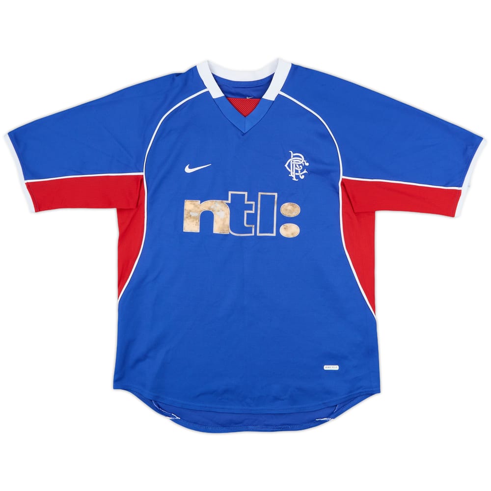 2001-02 Rangers Home Shirt - 5/10 - (S)