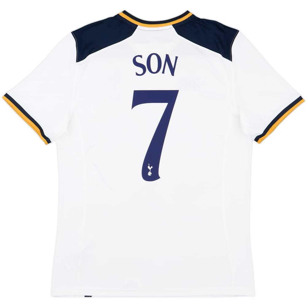 2016-17 Tottenham Home Shirt Son #7 - 10/10 - (XL)