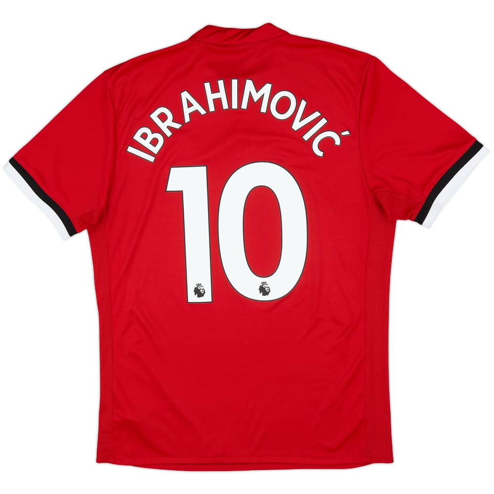 2017-18 Manchester United Home Shirt Ibrahimovic #10 - 6/10 - (M)