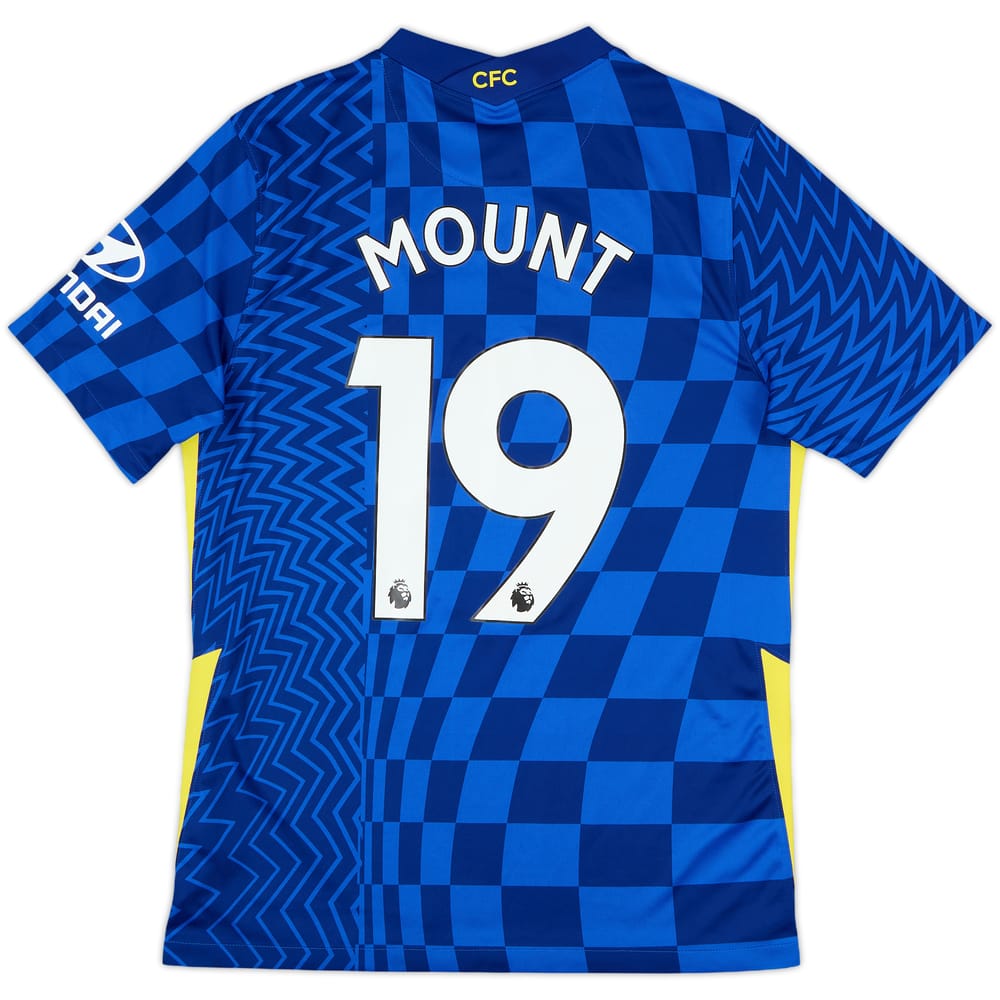 2021-22 Chelsea Home Shirt Mount #19 - 8/10 - (M)