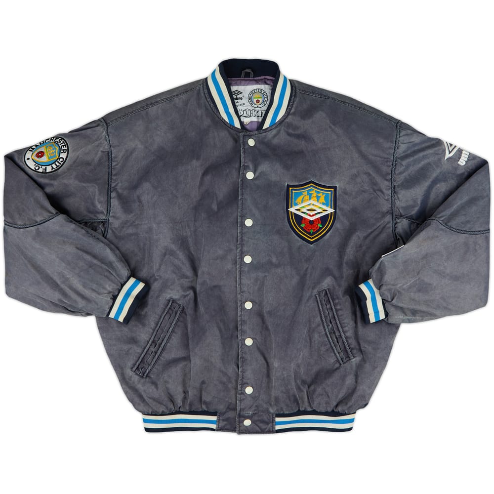 1990-92 Manchester City Umbro Bomber Jacket - 9/10 - (L)