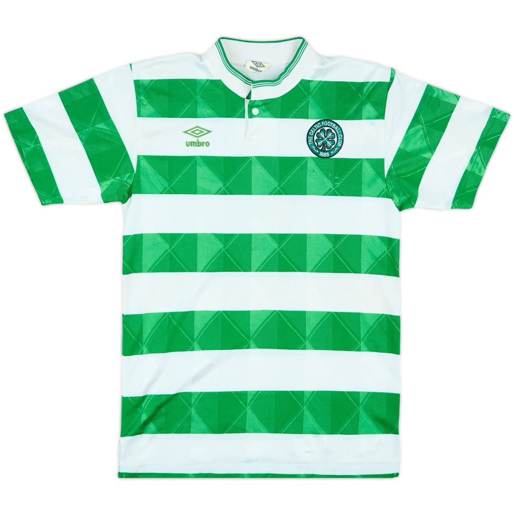 1987-89 Umbro (Celtic) Template Home Shirt #16 - 5/10 - (M)
