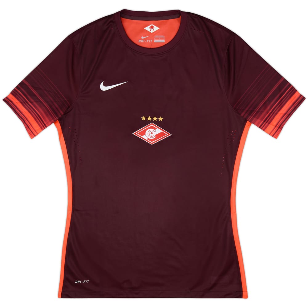 2015-16 Spartak Moscow Player Issue GK S/S Shirt - 8/10 - (M)