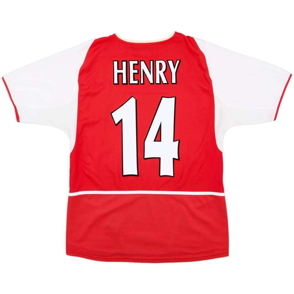 2002-04 Arsenal Home Shirt Henry #14 - 6/10 - (S)