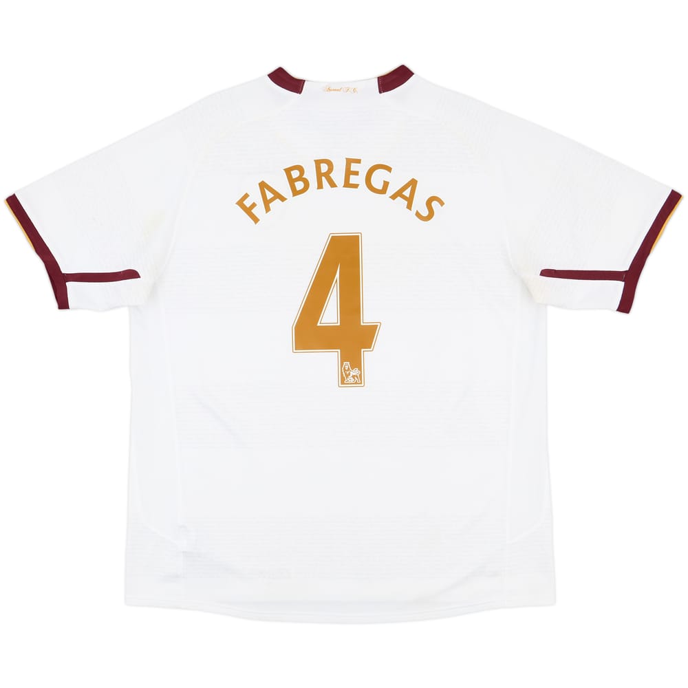 2007-08 Arsenal Away Shirt Fabregas #4 - 9/10 - (XL)
