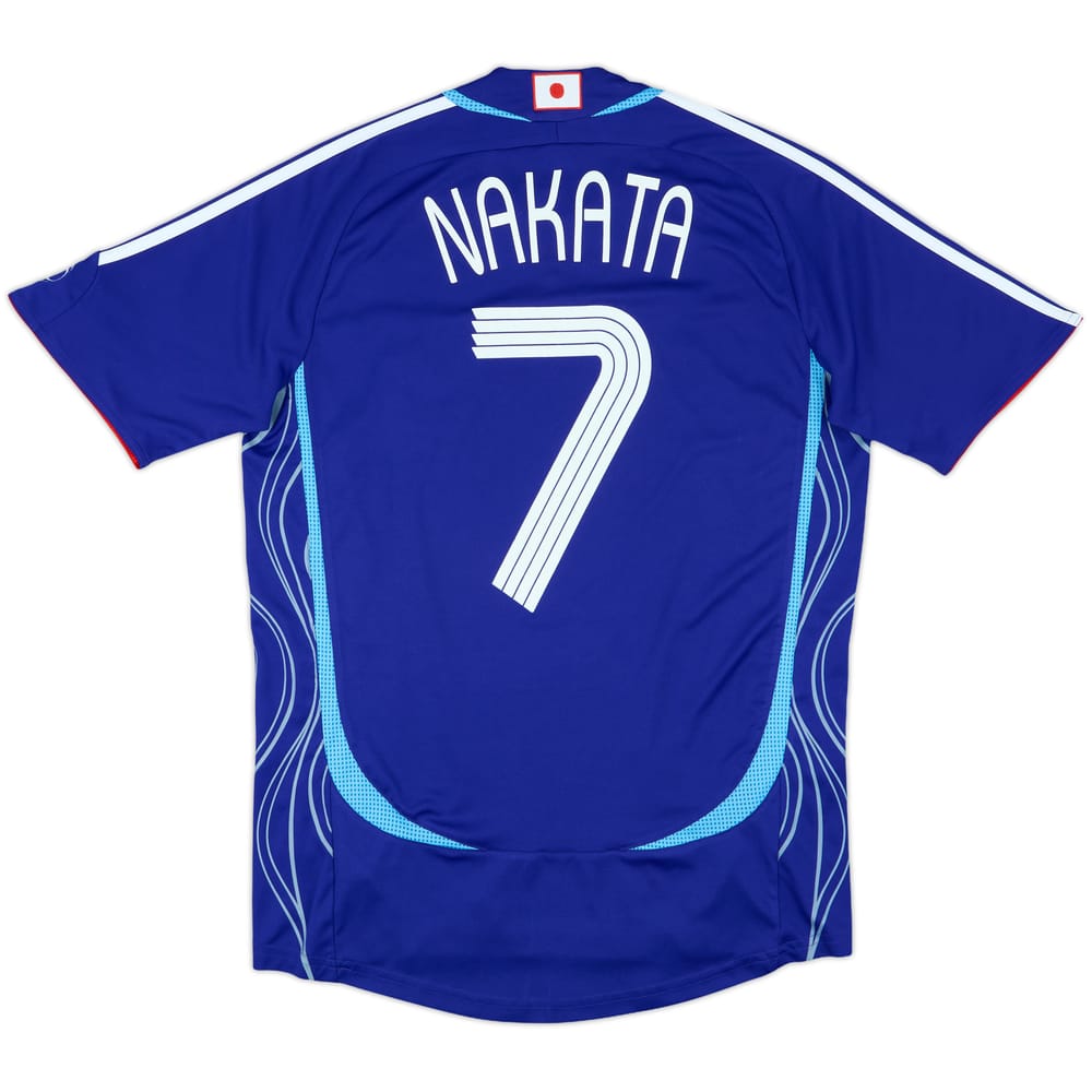 2006-08 Japan Home Shirt Nakata #7 - 8/10 - (M)