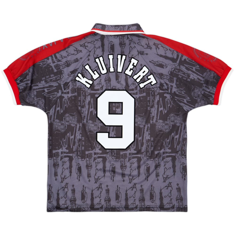 1996-97 Ajax Away Shirt Kluivert #9 - 8/10 - (L)