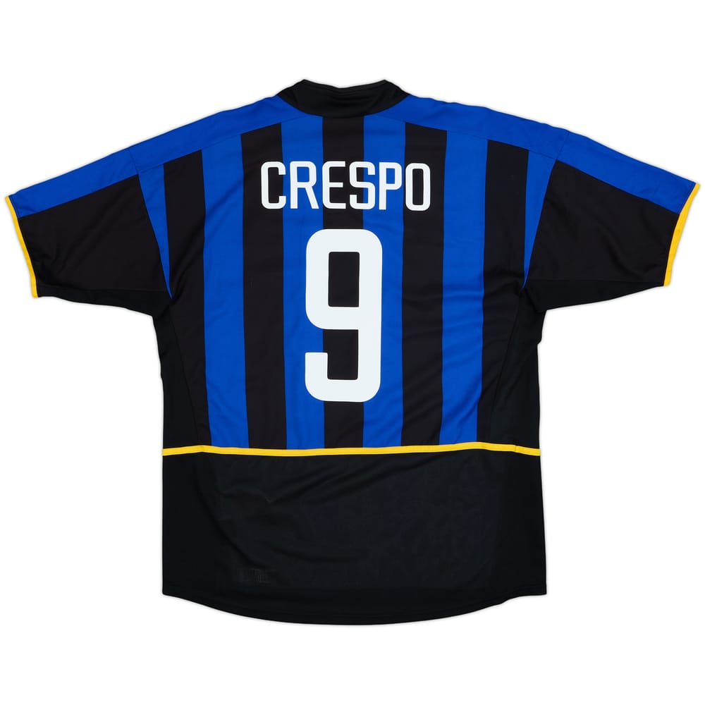 2002-03 Inter Milan Home Shirt Crespo #9 - 9/10 - (L)