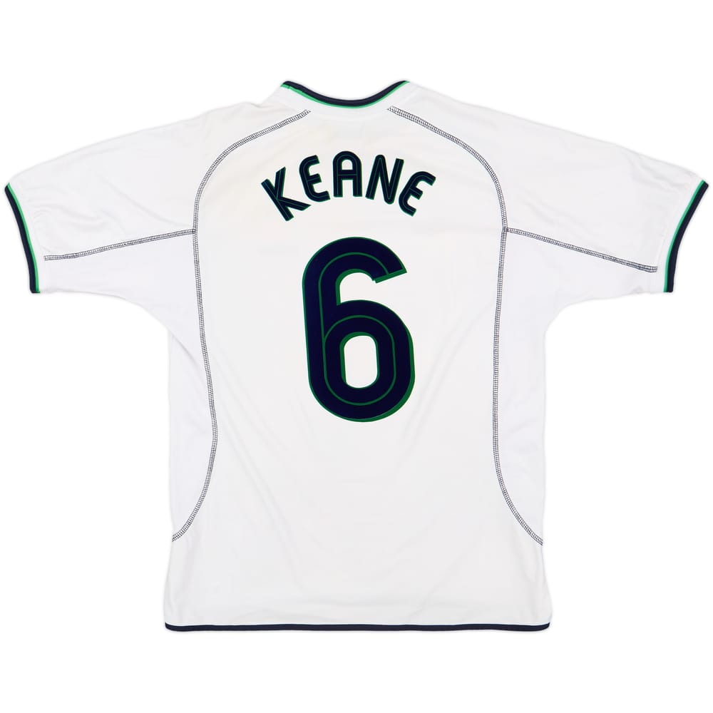 2001-02 Ireland Away Shirt Keane #6 - 8/10 - (L)