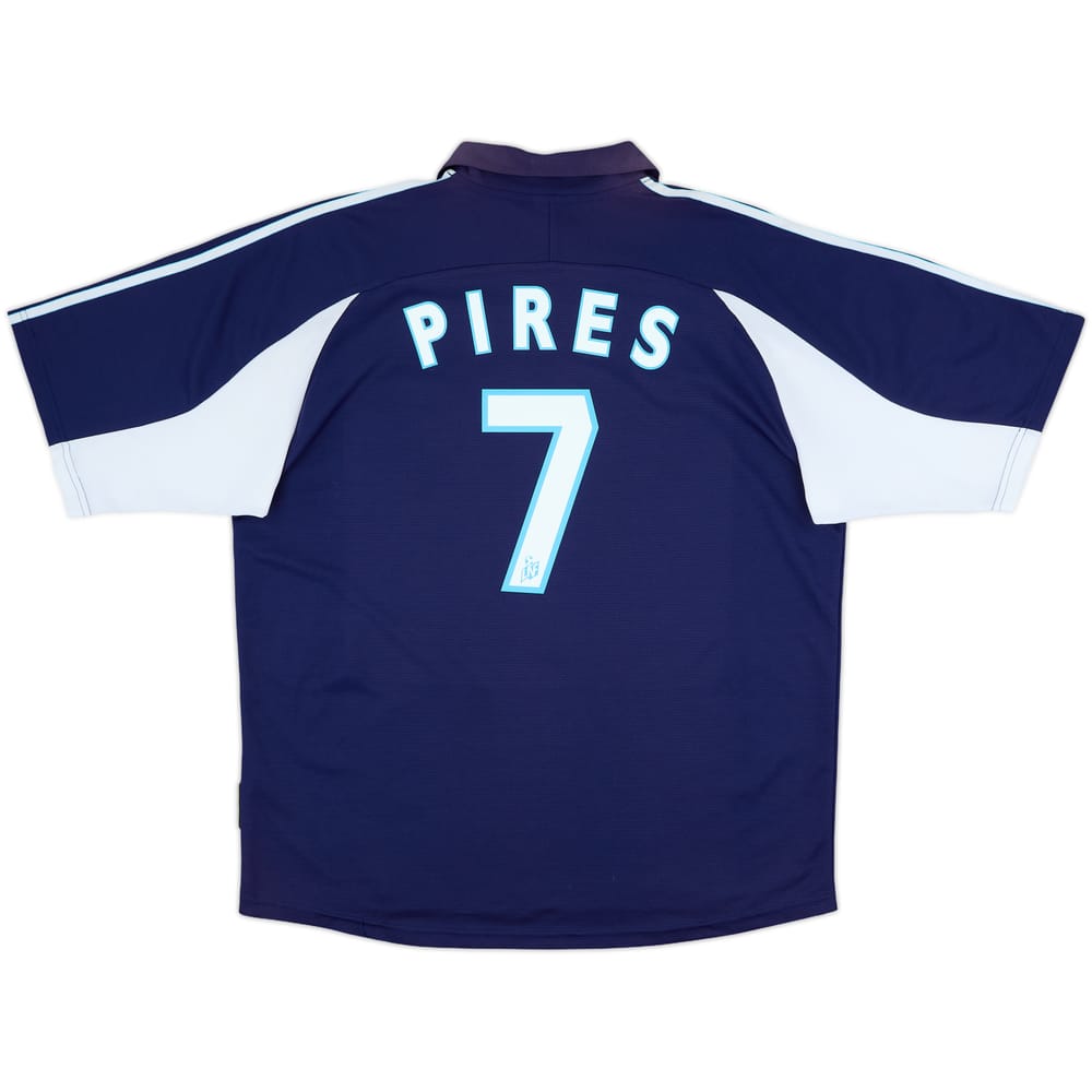 1999-00 Olympique Marseille Player Issue Away Shirt Pires #7 - 7/10 - (XL)