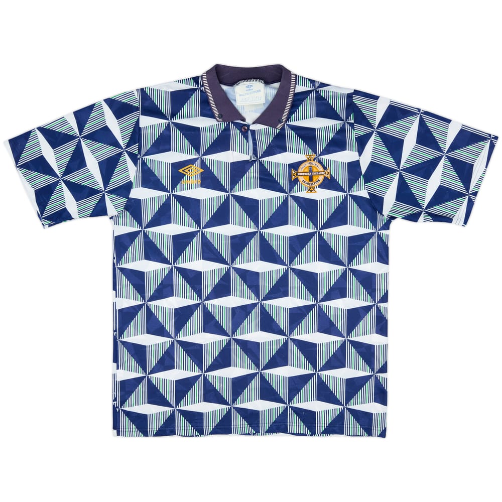 1990-92 Northern Ireland Away Shirt - 7/10 - (L)