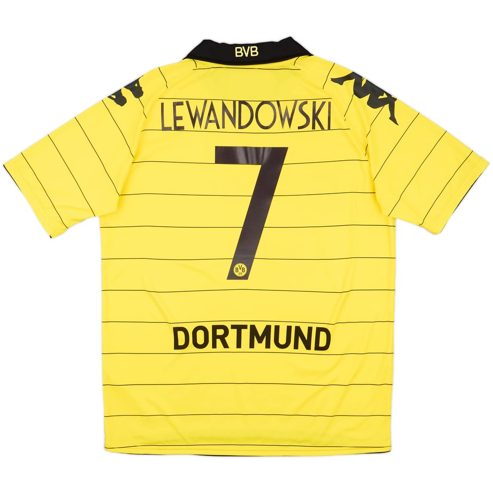 2010-11 Borussia Dortmund Home Shirt Lewandowski #7 - 9/10 - (L)