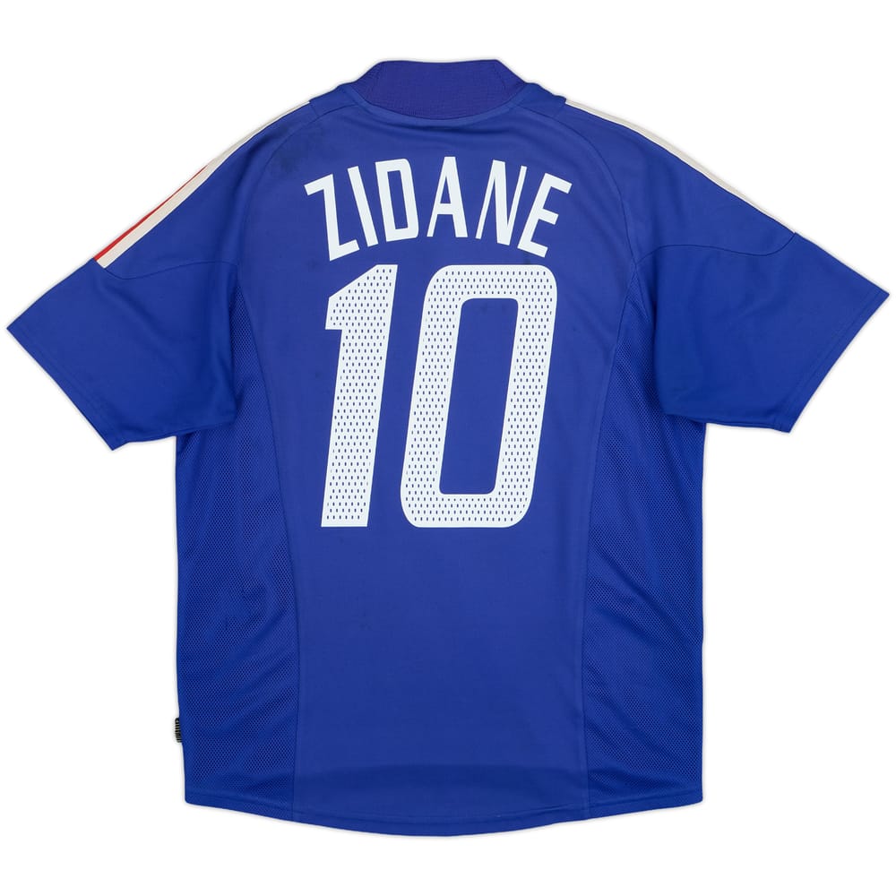 2002-04 France Home Shirt Zidane #10 - 6/10 - (S)