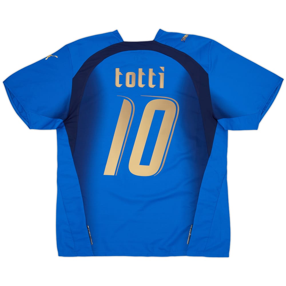 2006 Italy Home Shirt Totti #10 - 5/10 - (L)