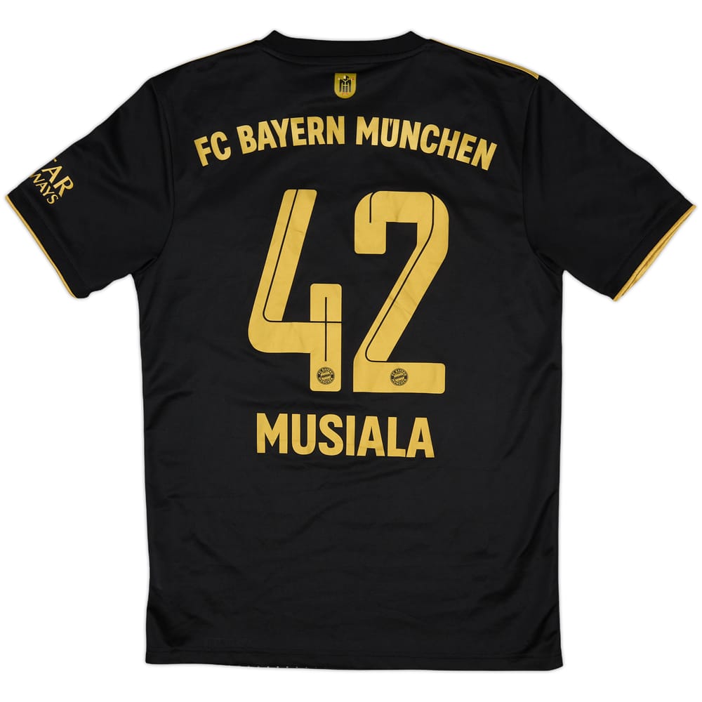2021-22 Bayern Munich Away Shirt Musiala #42 - 8/10 - (S)