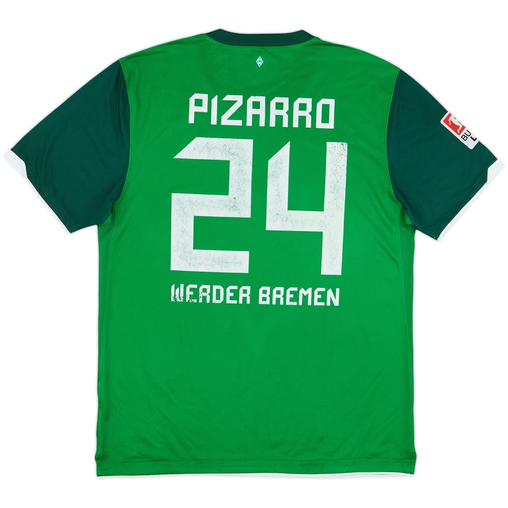 2010-11 Werder Bremen Home Shirt Pizarro #24 - 6/10 - (L)
