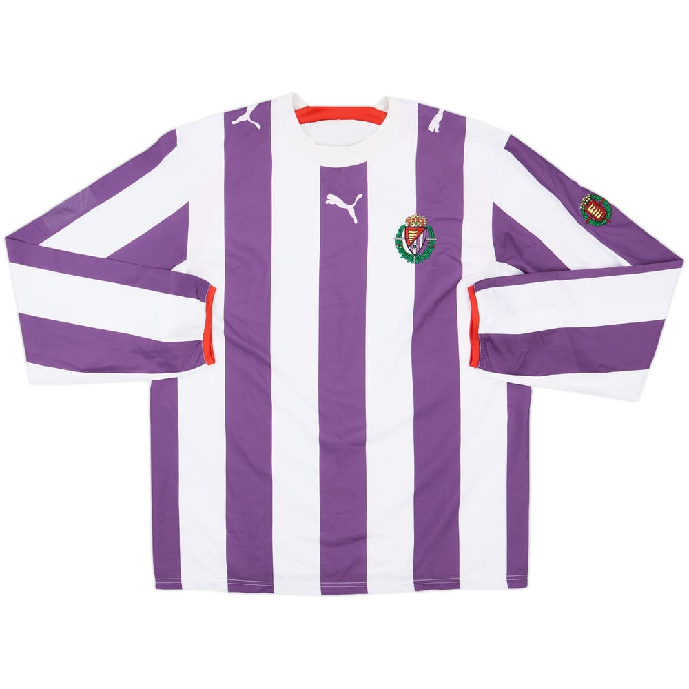 2006-07 Real Valladolid Home L/S Shirt - 7/10 - (XL)
