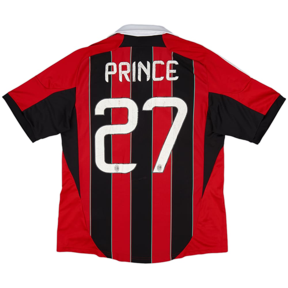 2012-13 AC Milan Home Shirt Prince #27 - 6/10 - (L)