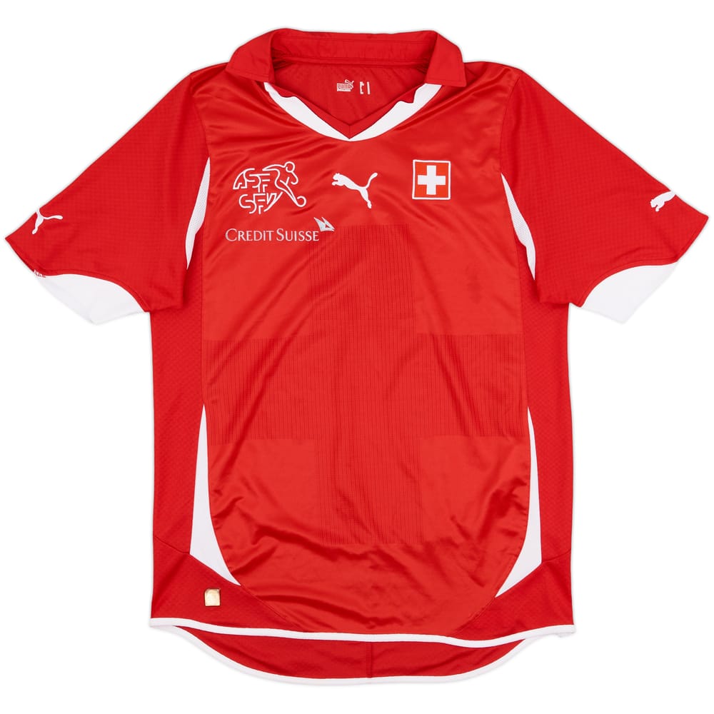 2010-11 Switzerland Home Shirt - 7/10 - (M)