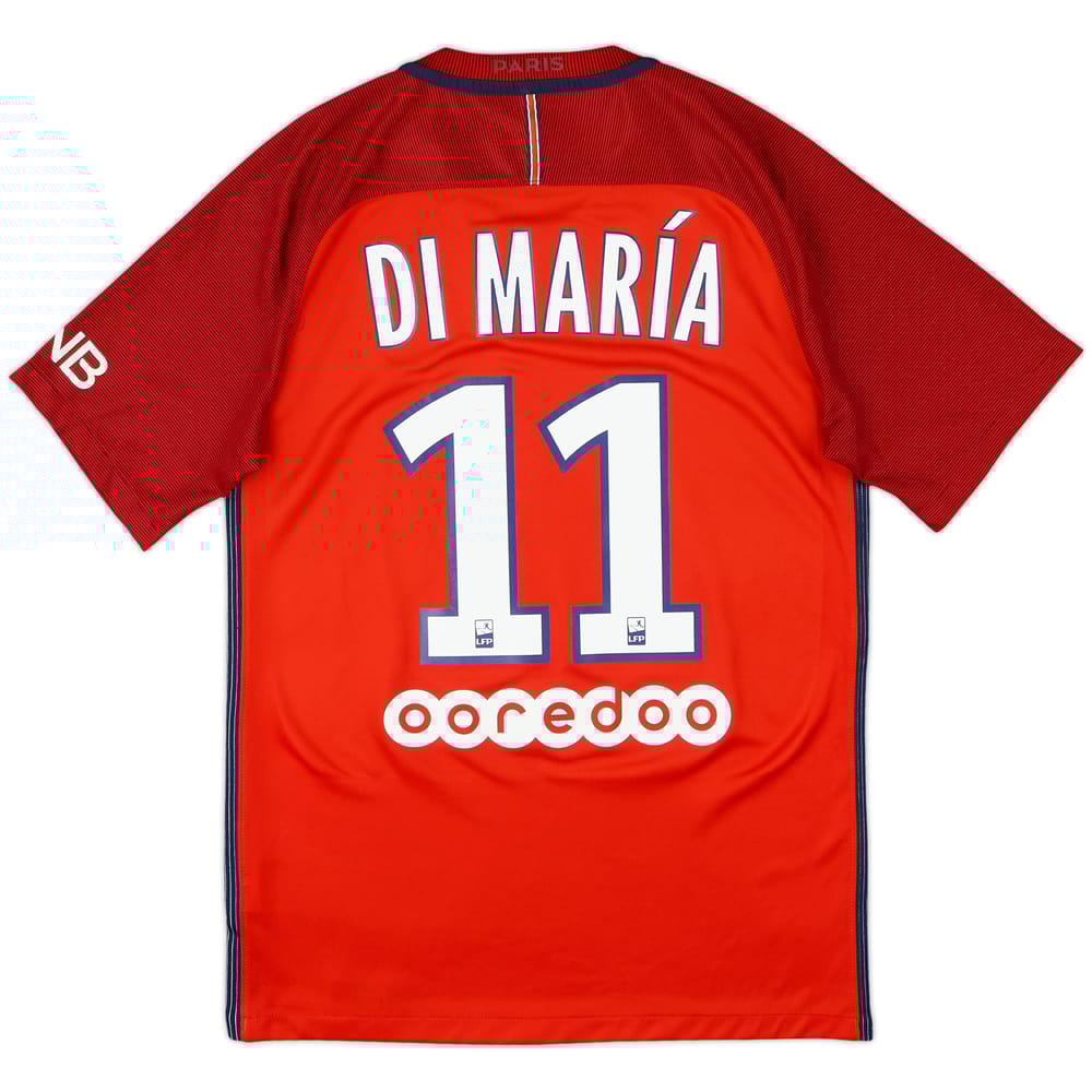 2016-17 Paris Saint-Germain Away Shirt Di Maria #11 - 6/10 - (S)