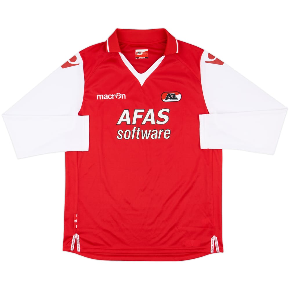 2012-13 AZ Alkmaar Home L/S Shirt - 7/10 - (M)