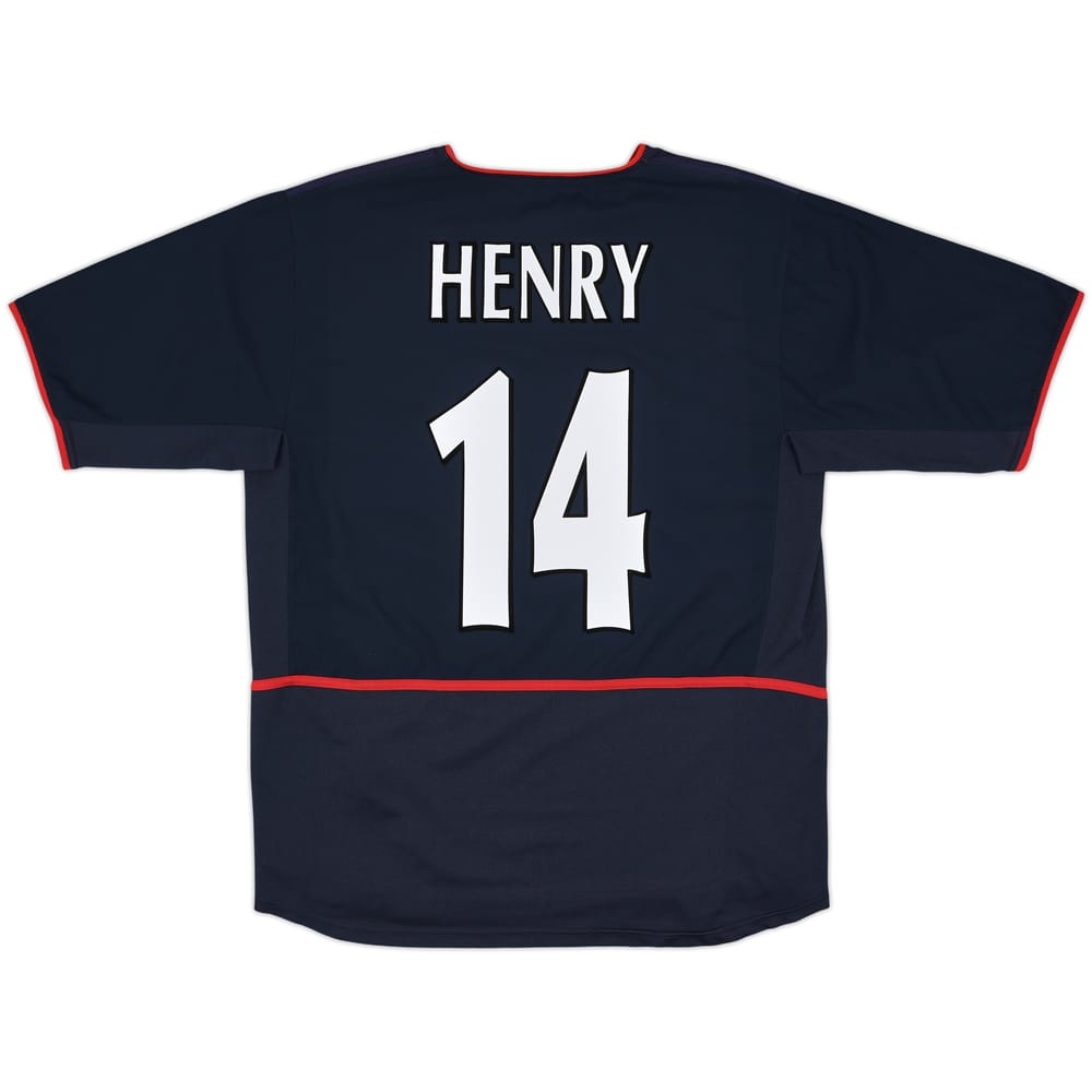 2002-04 Arsenal Away Shirt Henry #14 - 7/10 - (L)