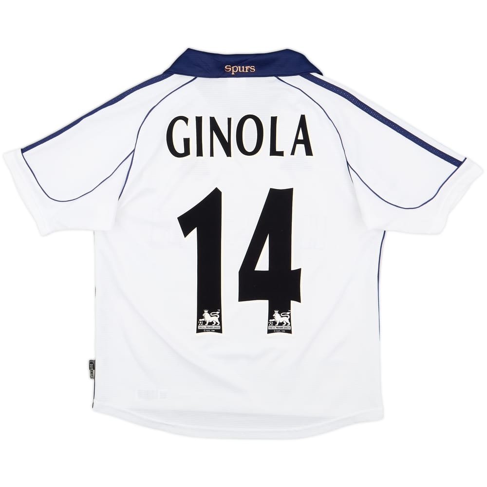 1999-01 Tottenham Home Shirt Ginola #14 - 8/10 - (XS)