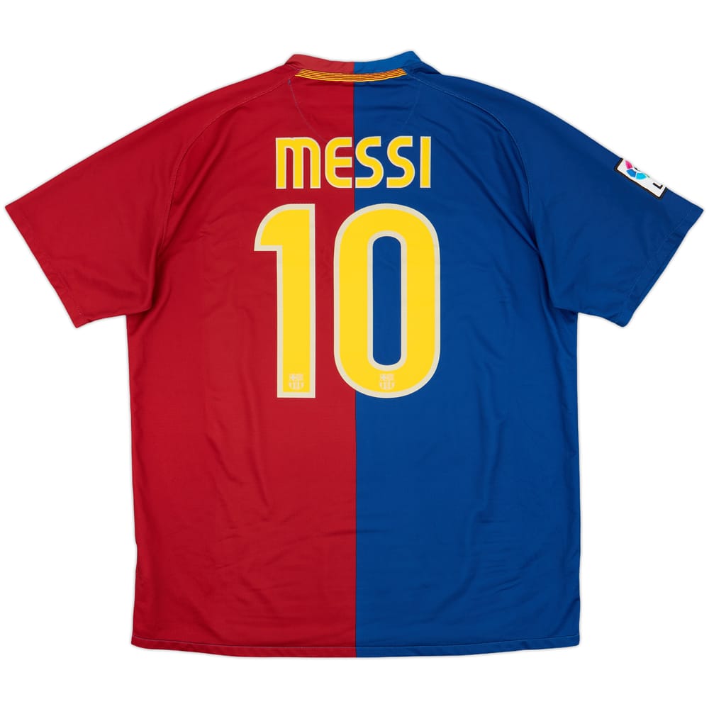 2008-09 Barcelona Home Shirt Messi #10 - 8/10 - (XL)
