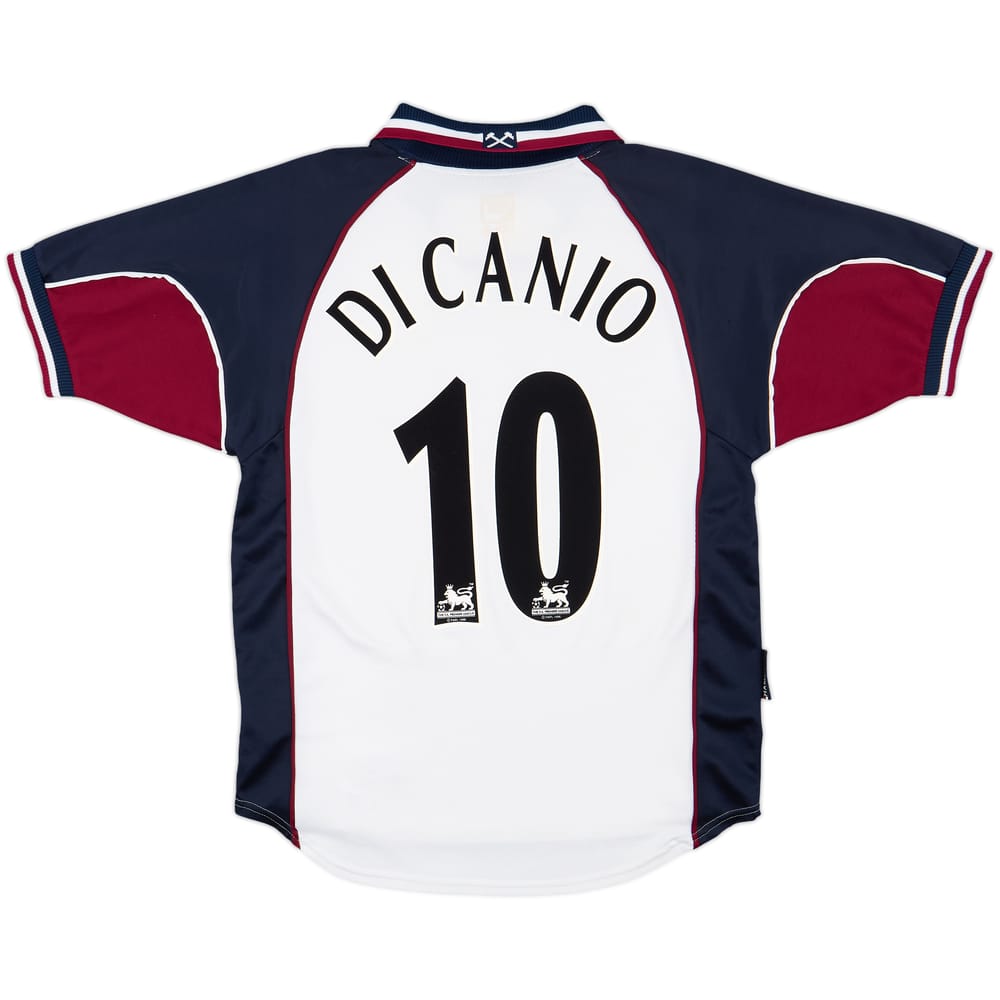1999-01 West Ham Away Shirt Di Canio #10 - 8/10 - (L)