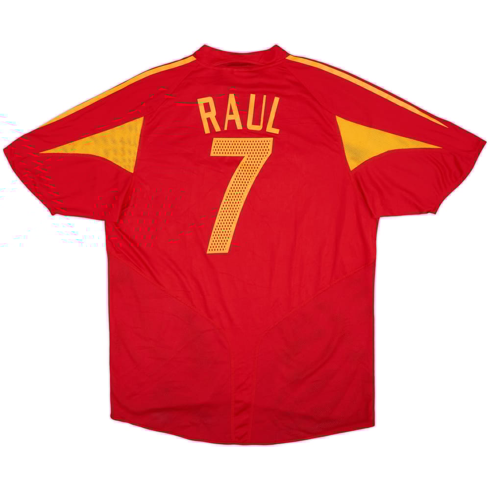 2004-06 Spain Home Shirt Raul #7 (L)
