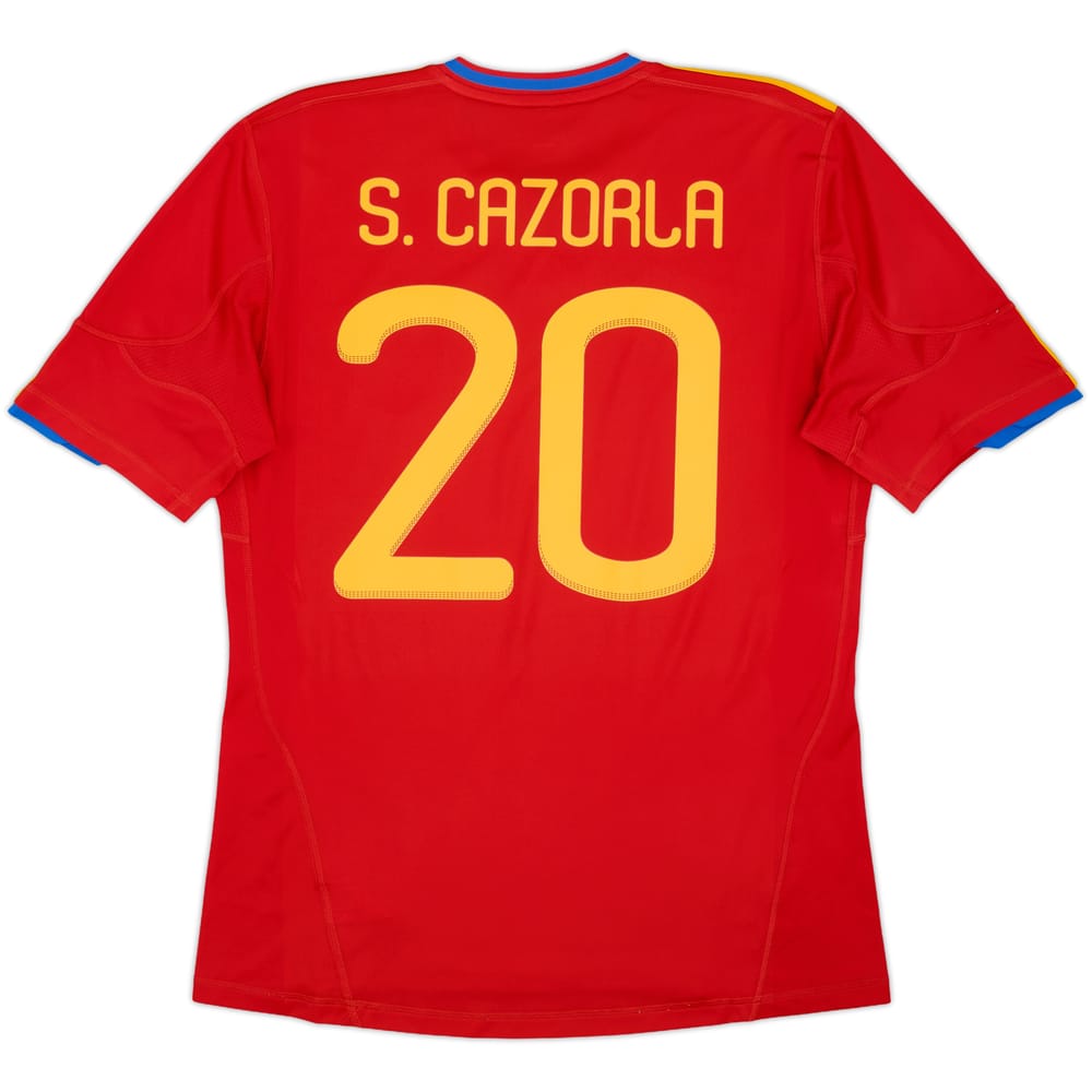 2009-10 Spain Home Shirt S.Cazorla #20 - 8/10 - (L)