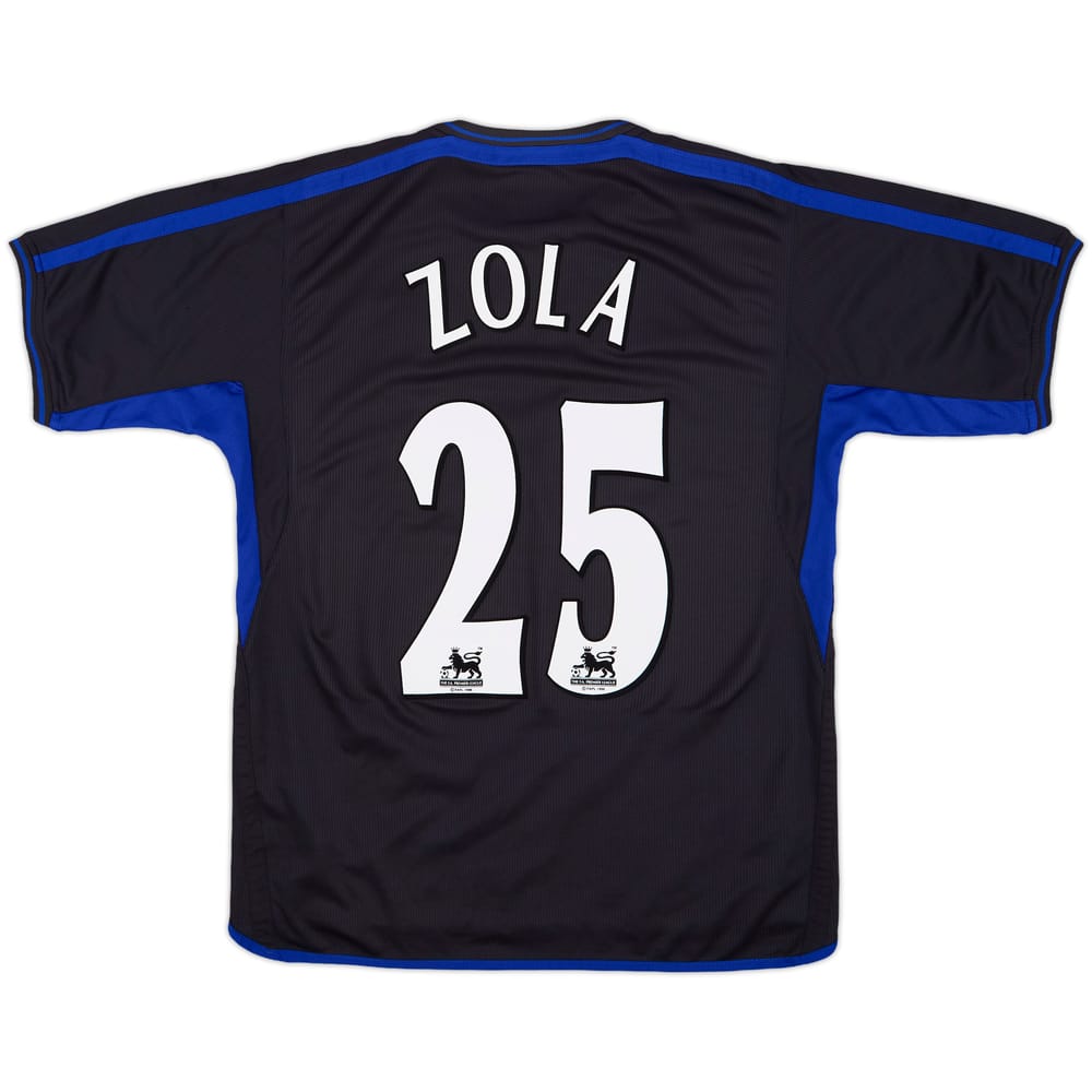 2002-04 Chelsea Away Shirt Zola #25 - 8/10 - (M)