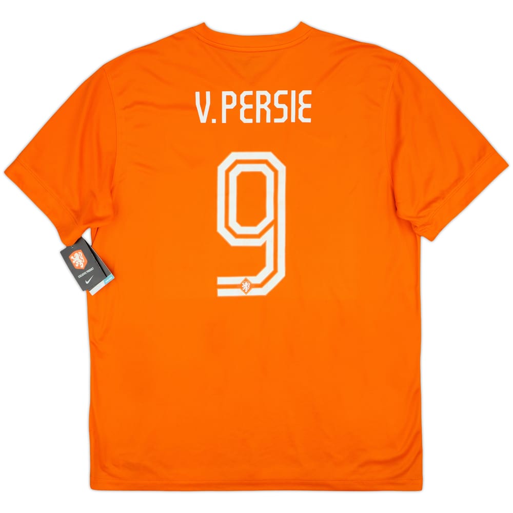 2014-15 Netherlands Home Shirt V. Persie #9 (XL)