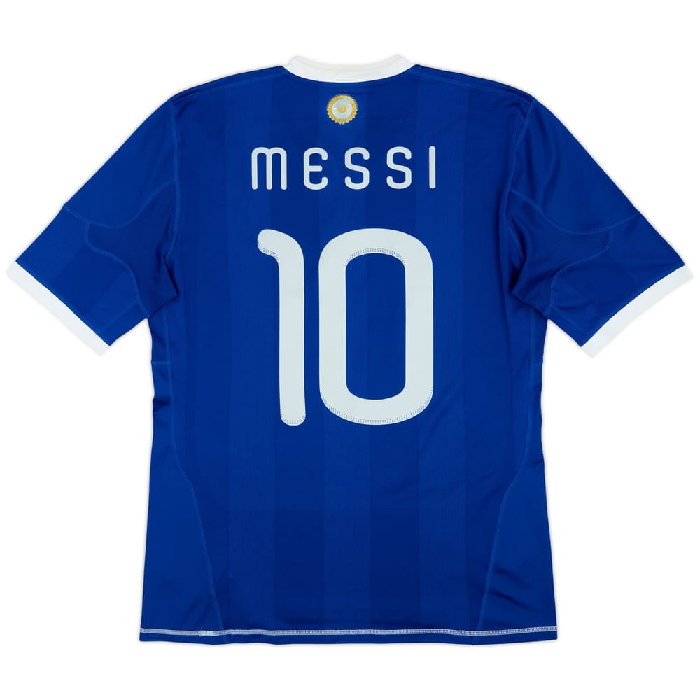 2010-11 Argentina Away Shirt Messi #10 - 6/10 - (M)