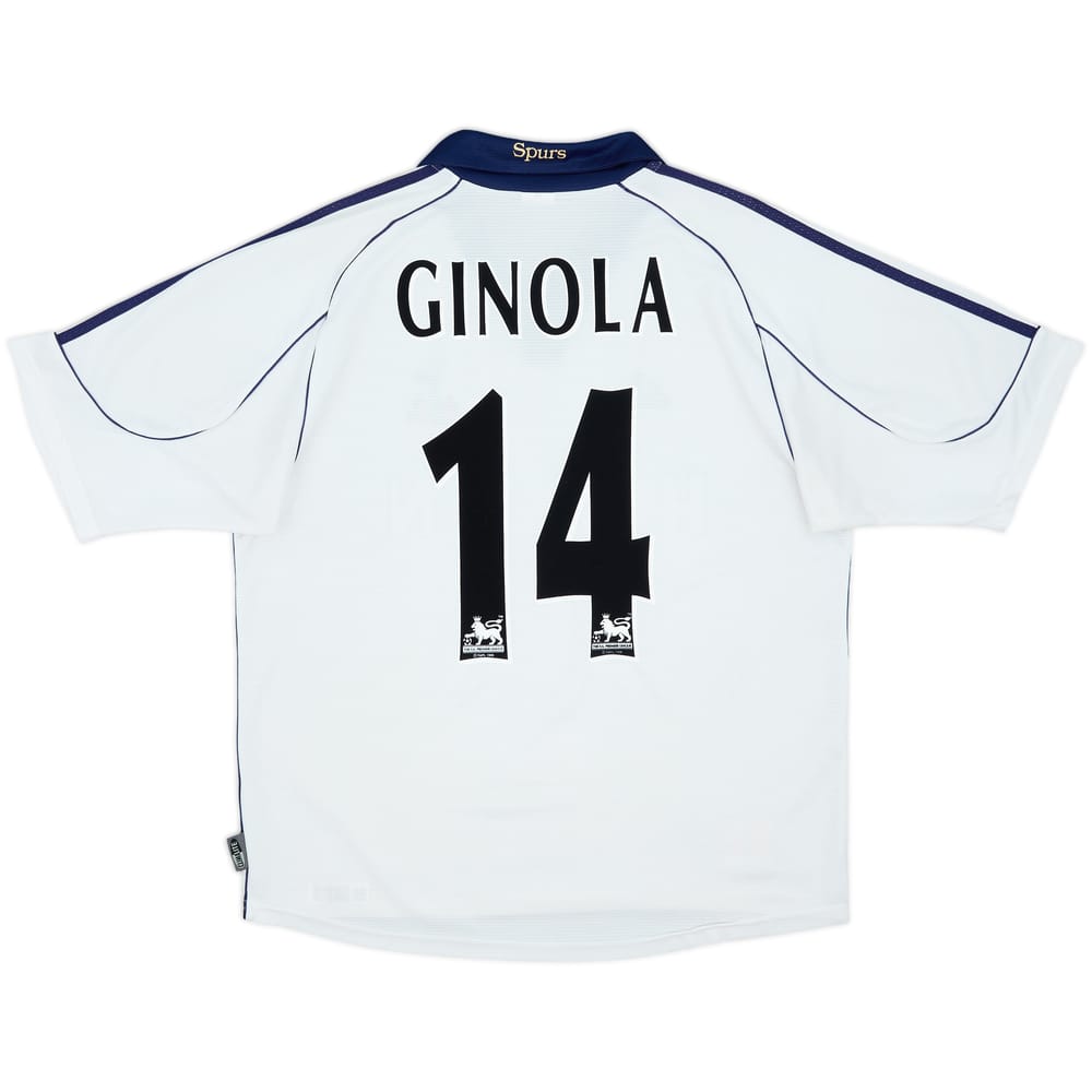 1999-01 Tottenham Home Shirt Ginola #14 - 8/10 - (M)