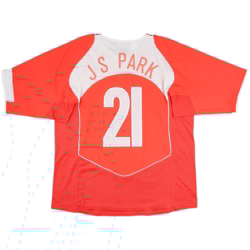 2004-06 South Korea Home Shirt J S Park #21 - 6/10 - (XL)
