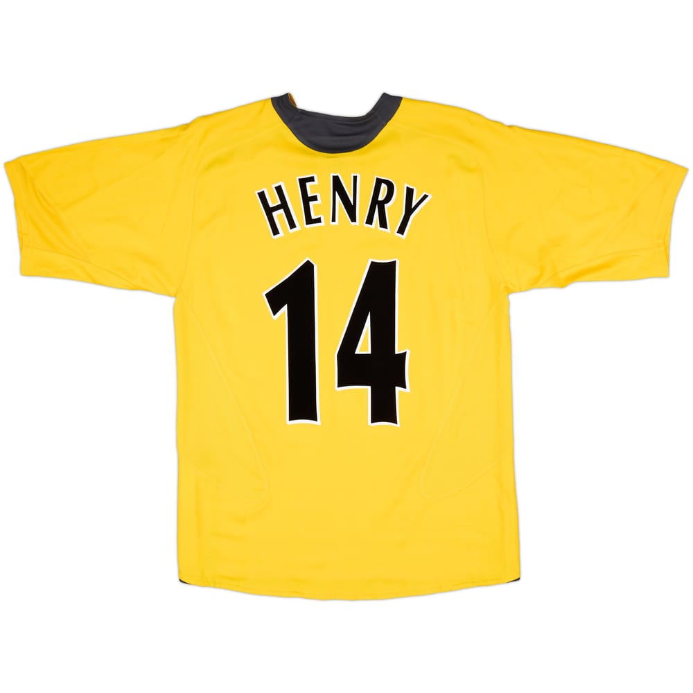 2005-06 Arsenal Away Shirt Henry #14 - 6/10 - (M)