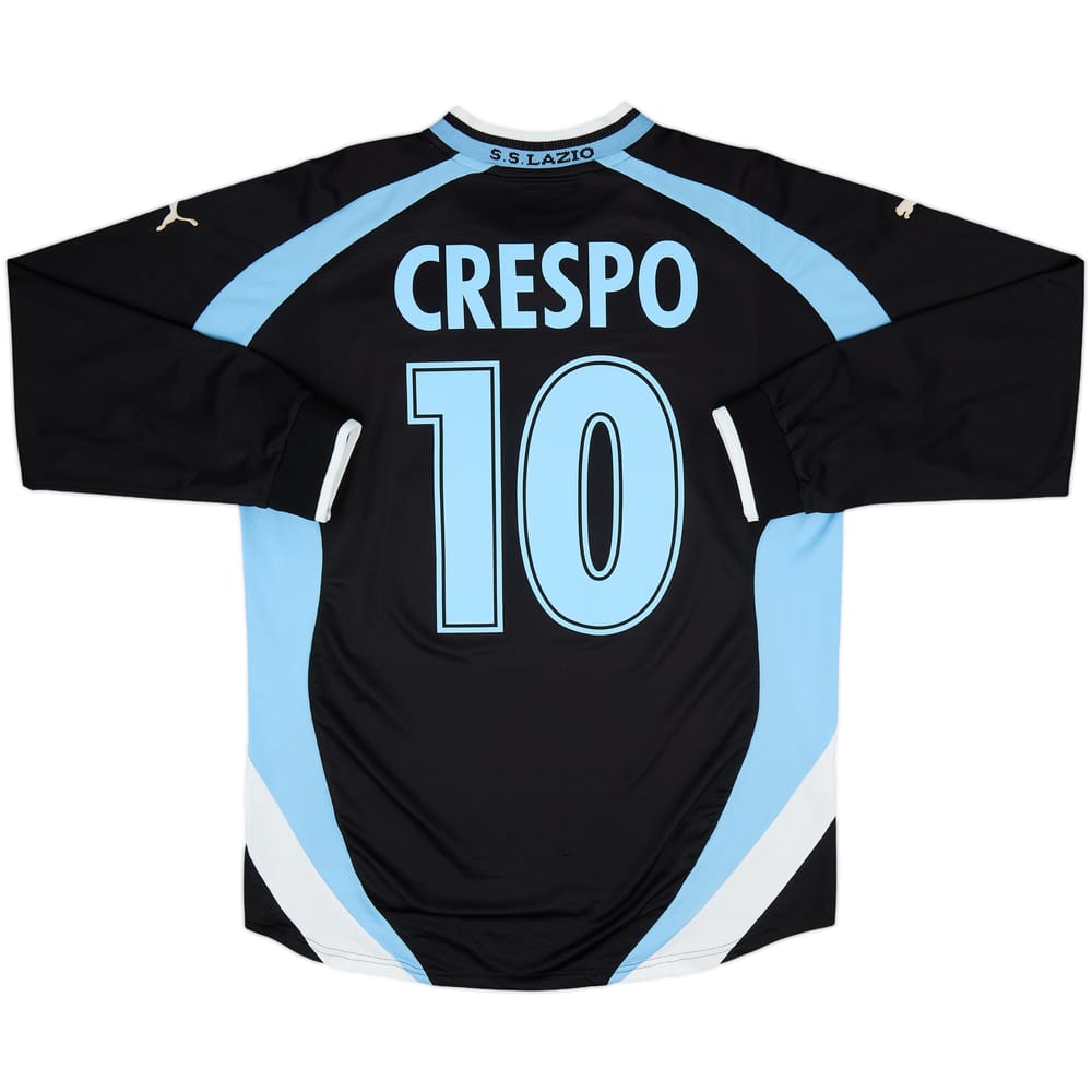 2000-01 Lazio Away L/S Shirt Crespo #10 - 8/10 - (XL)