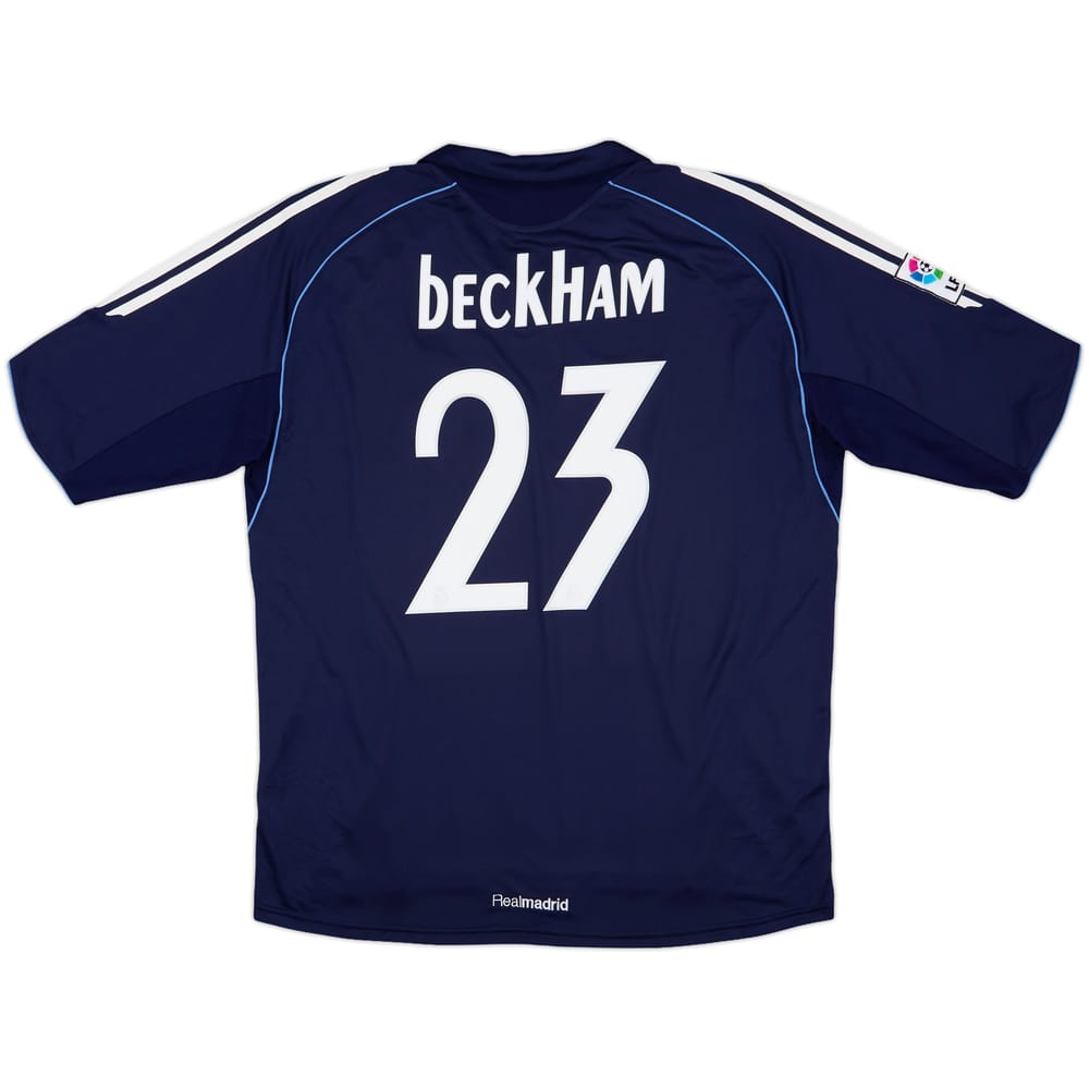 2005-06 Real Madrid Away Shirt Beckham #23 - 8/10 - (XL)