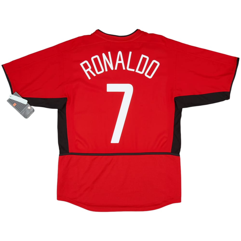 2002-04 Manchester United Home Shirt Ronaldo #7 (M)